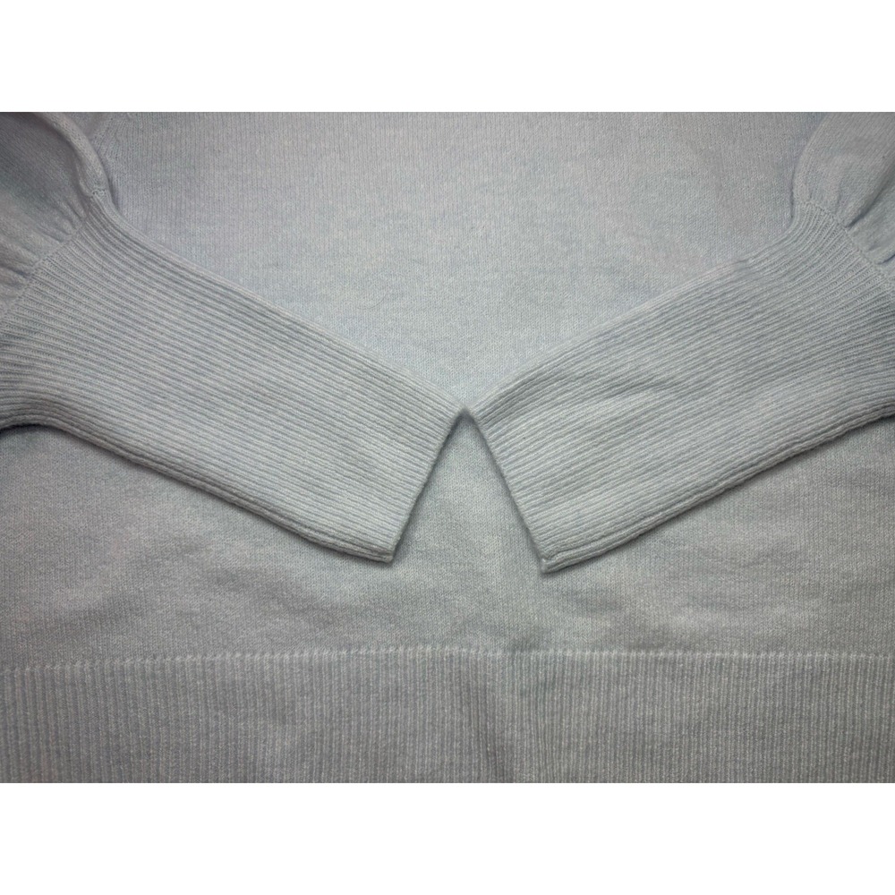 CeCe Womens Blue Puff Long Sleeve Crew Neck Sweater Size XL Frozen‎ - Picture 3 of 9